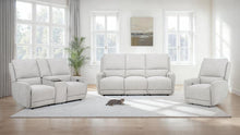 Sylmar 3 Piece Chenille Power Reclining Sofa Set – Dove Grey