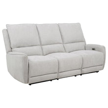 Sylmar 3 Piece Chenille Power Reclining Sofa Set – Dove Grey