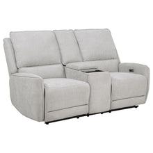 Sylmar 3 Piece Chenille Power Reclining Sofa Set – Dove Grey