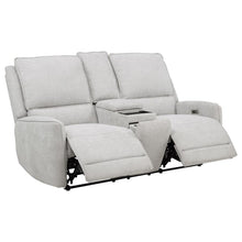 Sylmar 3 Piece Chenille Power Reclining Sofa Set – Dove Grey