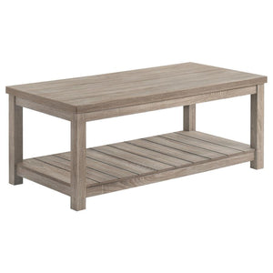 Colter - 3 Piece Engineered Wood Coffee Table Set - Greige