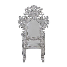 Valkyrie - Arm Chair (Set of 2) - Synthetic Leather & Antique Platinum