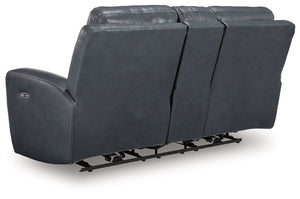 Next Move - Power Reclining Loveseat With Console / Adjustable Headrest