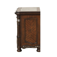 Bella Notte - Nightstand - Mahogany Brown