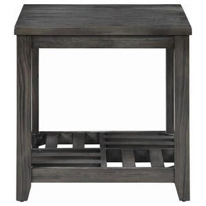 Cliffview - 1-Shelf Rectangular End Table - Gray