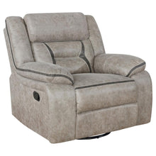 Greer 3 Piece Upholstered Reclining Sofa Set – Taupe