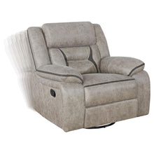 Greer 3 Piece Upholstered Reclining Sofa Set – Taupe