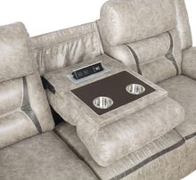 Greer 3 Piece Upholstered Reclining Sofa Set – Taupe