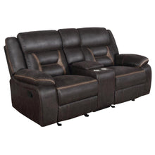 Greer 3 Piece Upholstered Reclining Sofa Set – Brown