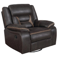 Greer 3 Piece Upholstered Reclining Sofa Set – Brown
