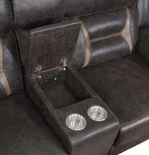 Greer 3 Piece Upholstered Reclining Sofa Set – Brown