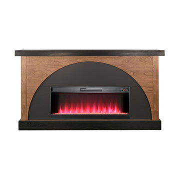 Gabriella - Mantle, 42" Insert required - Dark Brown