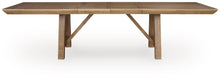 Ridgester - Rectangular Dining Room Extension Table - Light Brown
