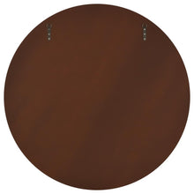 Dexter - Round Reeding Frame Wall Mirror - Brown