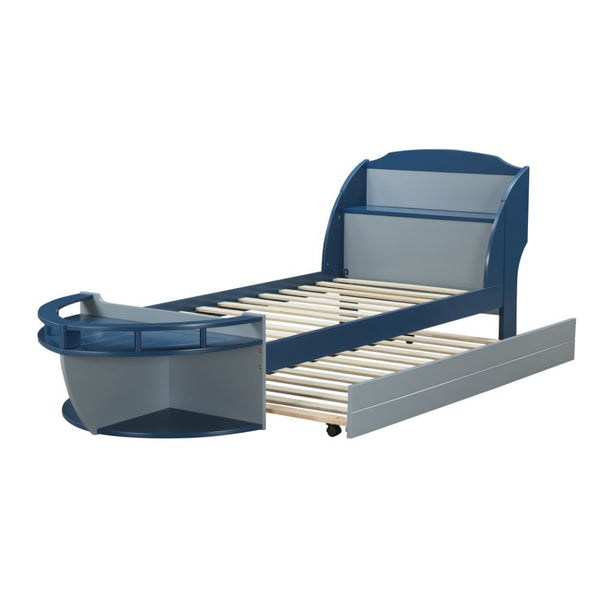 Neptune II Twin Trundle Gray