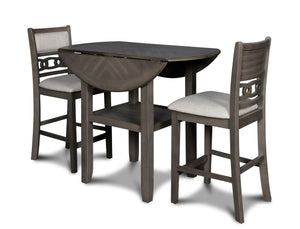 Gia - Counter Drop Leaf Table Set