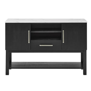 Vance - Side Board - Charcoal / White