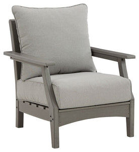 Visola - Gray - Lounge Chair W/Cushion (Set of 2)