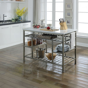 Lanzo - Kitchen Island (Counter)
