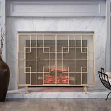 Dorothy - Modern Single Panel Iron Fire Screen