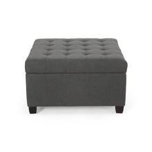 Isabella - Contemporary Ottoman With Storage