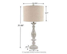 Bernadate - Poly Table Lamp (Set of 2) - Whitewash