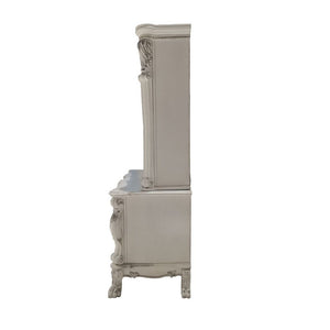 Dresden - Computer Desk & Hutch - Bone White