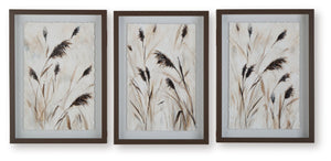 Honslow - Brown / Black / White - Wall Art Set (Set of 3)