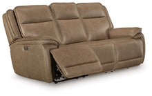 Glencroft - Power Reclining Sofa With Adjustable Headrest - Sahara