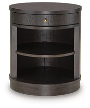 Leighmour - Accent Table - Dark Brown