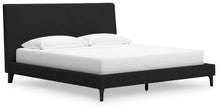 Cadmori - Upholstered Bed With Roll Slats