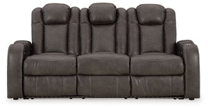 Fyne-dyme - Power Reclining Sofa With Adj Headrest