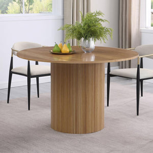 Bradbury - Round Wood Top Dining Table - Natural