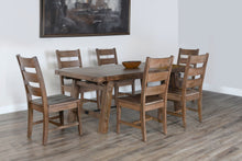 Doe Valley - Ladderback Chair With Stretchers, Wood Seat (Set of 2) - Buckskin