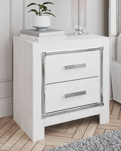 Altyra - White - Two Drawer Night Stand