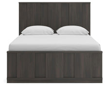 Shaehartin - Queen Panel Platform Bed - Dark Brown