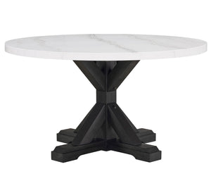 Varley - 5 Piece Dining Room Set - White / Gray
