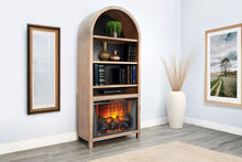 Chill Arch Bookcase With 33" Fireplace Option