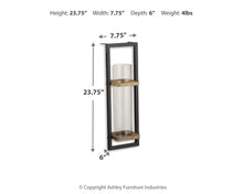 Colburn - Wall Sconce - Natural / Black