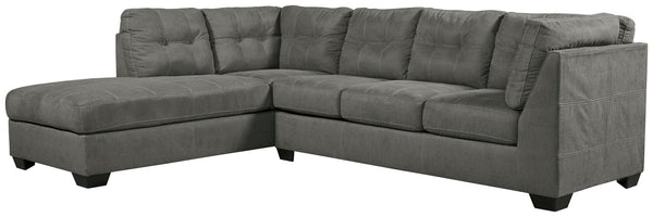 Pitkin Left Arm Facing Corner Chaise 2 Pc Sectional Slate
