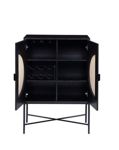 Colson - Wine Cabinet - Black Finish