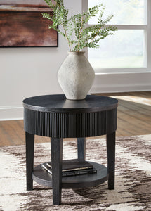 Marstream - Black - Round End Table