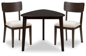 Shorbyn - 3 Pc. - Dining Table And 2 Chairs - Merlot
