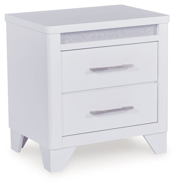 Jarlee Two Drawer Night Stand White