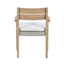 Arden - Wood And Wicker Patio Dining Chair (Set of 2) - Natural / Brown