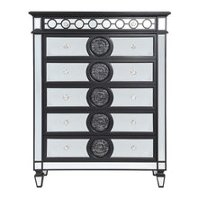 Varian II - Chest - Mirrored, Black & Sliver