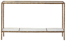 Ryandale - Console Sofa Table - Antique Brass Finish