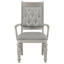 Bling Game - Open Back Arm Chairs (Set of 2) - Metallic