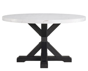 Vance - 5 Piece Dining Room Set - White / Gray