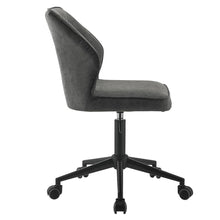 Pakuna - Office Chair - Vintage Gray Synthetic Leather & Black